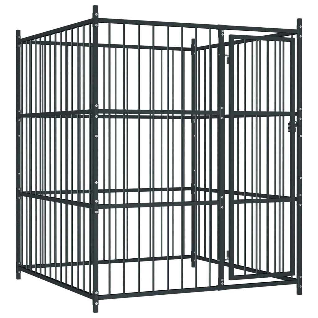 Berkfield Outdoor Dog Kennel 150x150x185 cm
