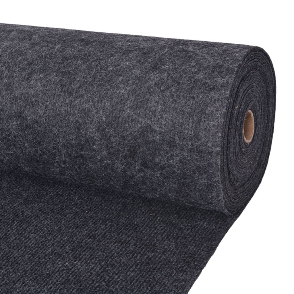 Berkfield Exhibition Carpet Rib 1.2x10 m Anthracite
