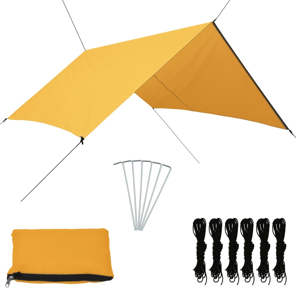 Berkfield Outdoor Tarp 3x2.85 m Yellow