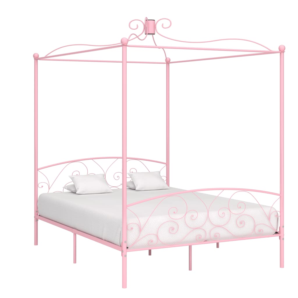 Princess canopy bed frame best sale