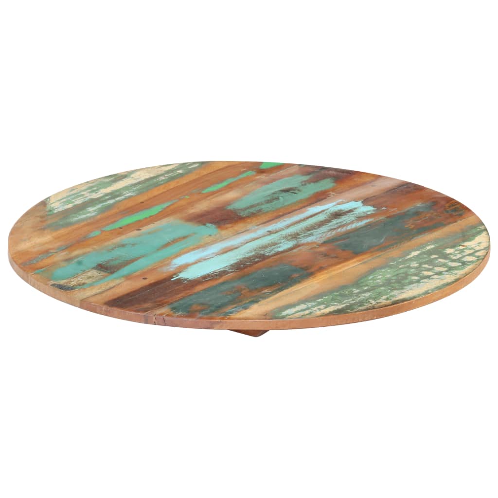 Berkfield Round Table Top 40 cm 15-16 mm Solid Reclaimed Wood