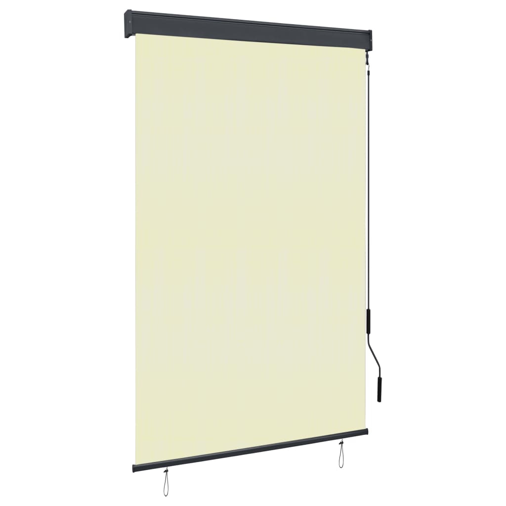 Berkfield Outdoor Roller Blind 120x250 cm Cream