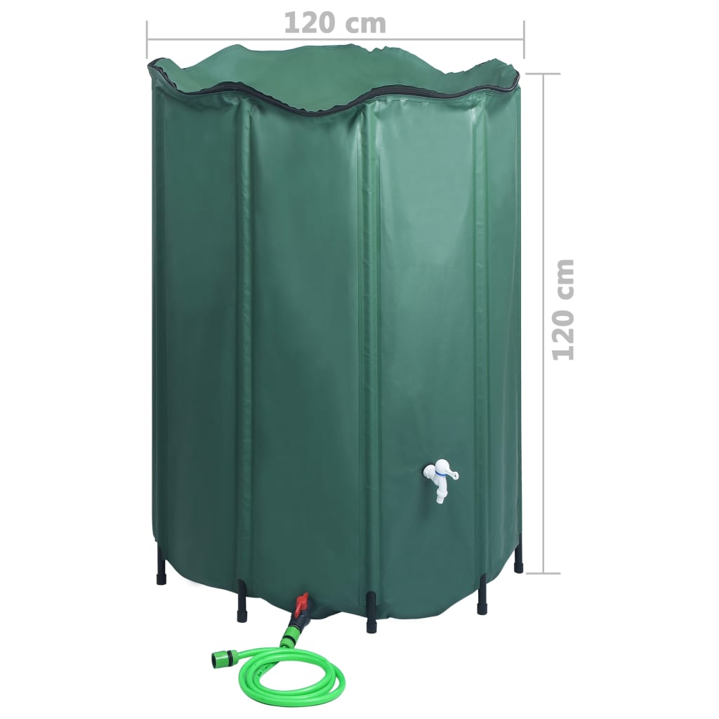 Berkfield Collapsible Rain Water Tank with Spigot 1350 L