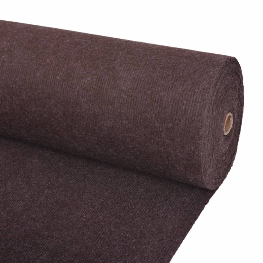 Berkfield Exhibition Carpet Rib 1.2x20 m Brown