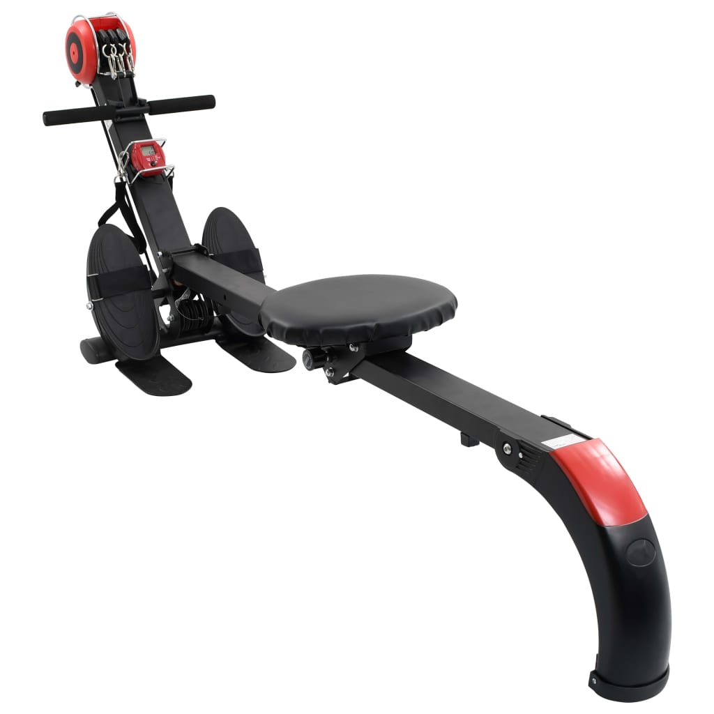 Berkfield Folding Rowing Machine Adjustable Resistance