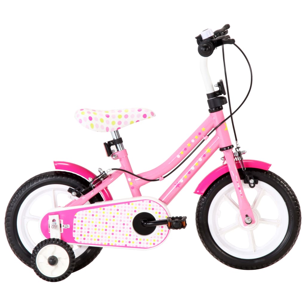Berkfield Kids Bike 12 inch White and Pink