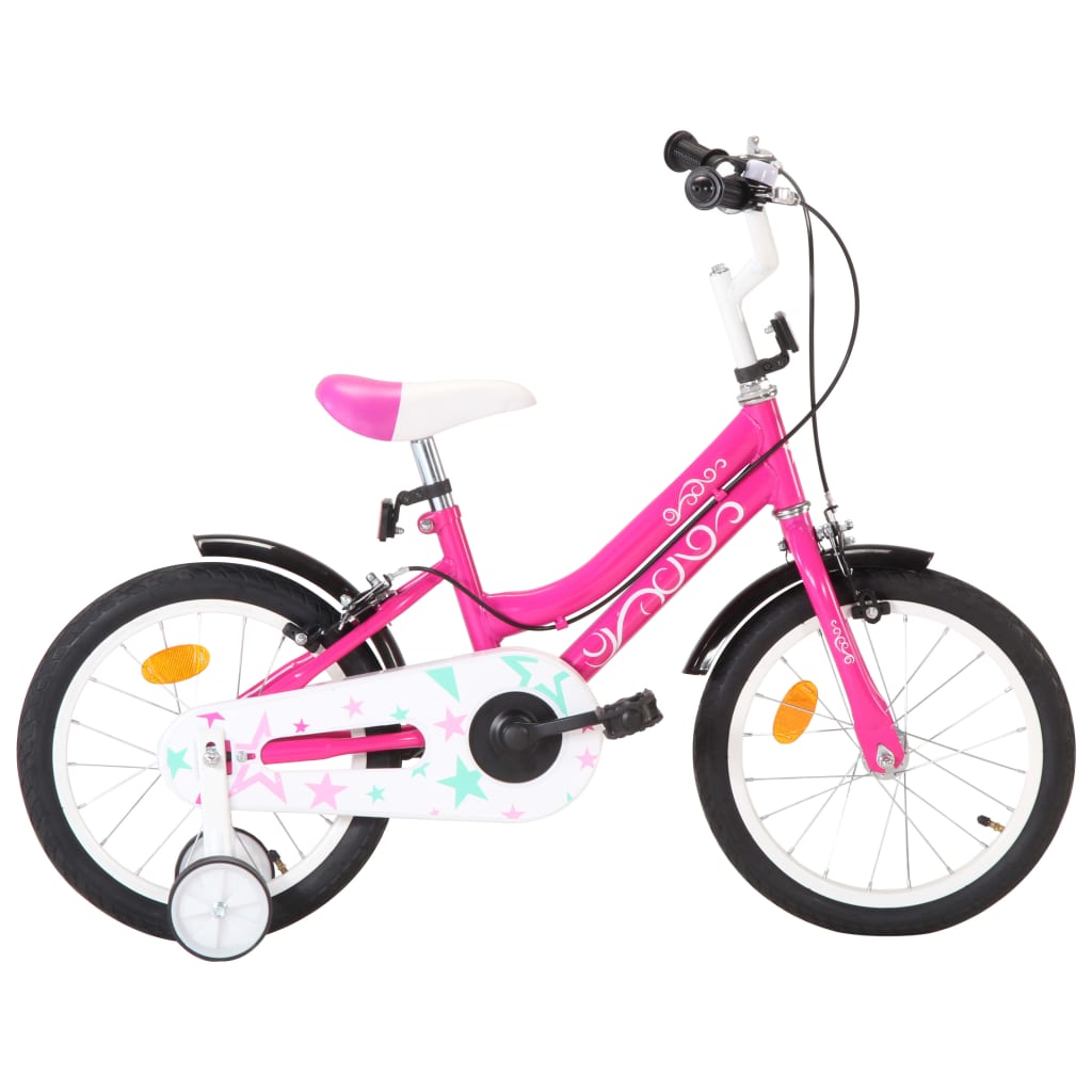 Berkfield Kids Bike 16 inch Black and Pink