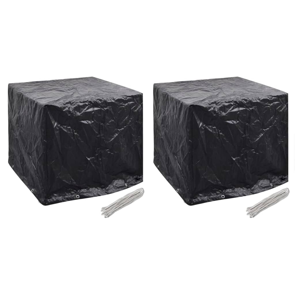 Berkfield Garden Water Tank Covers 2 pcs 8 Eyelets 116x100x120 cm
