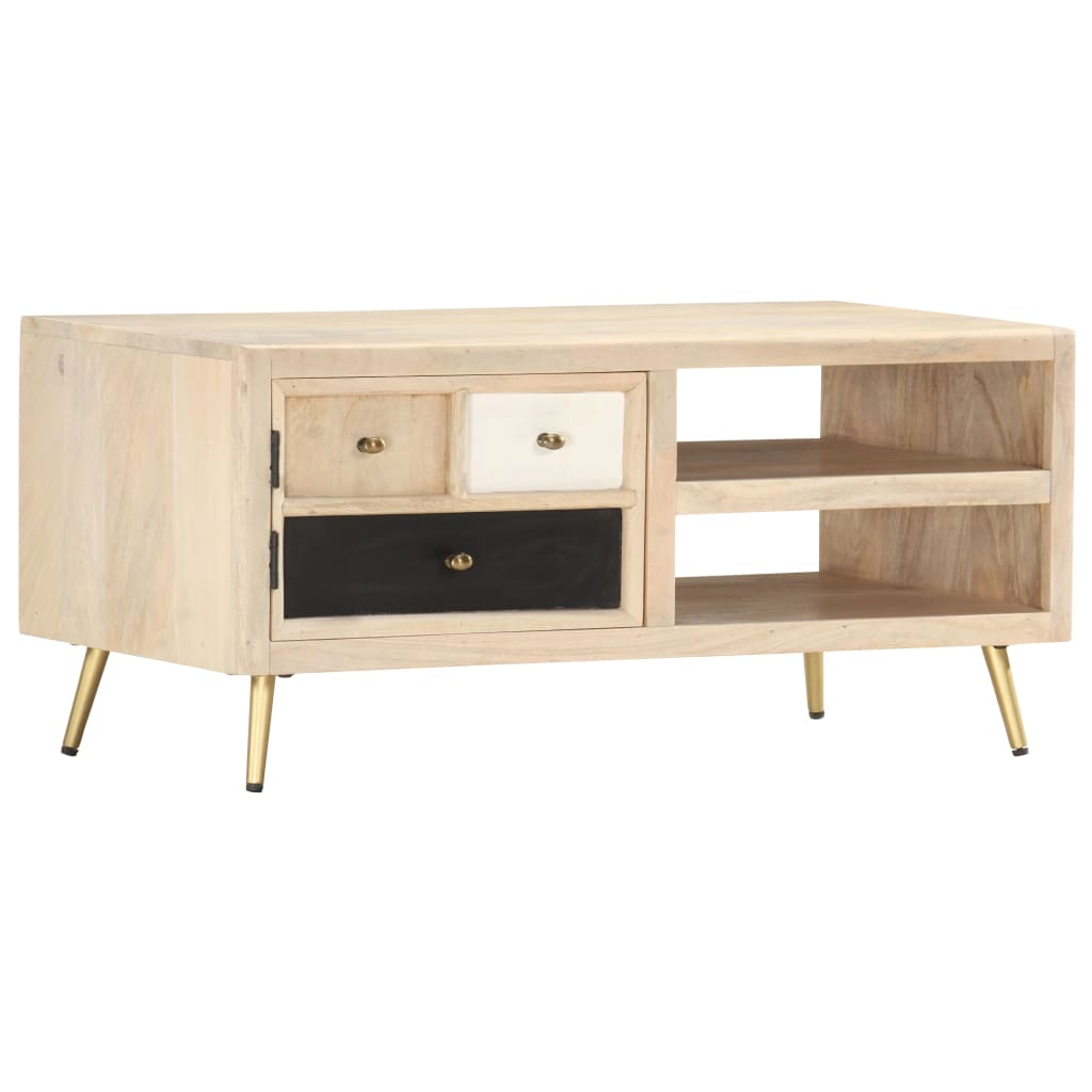 Berkfield Coffee Table 90x45x40 cm Solid Mango Wood