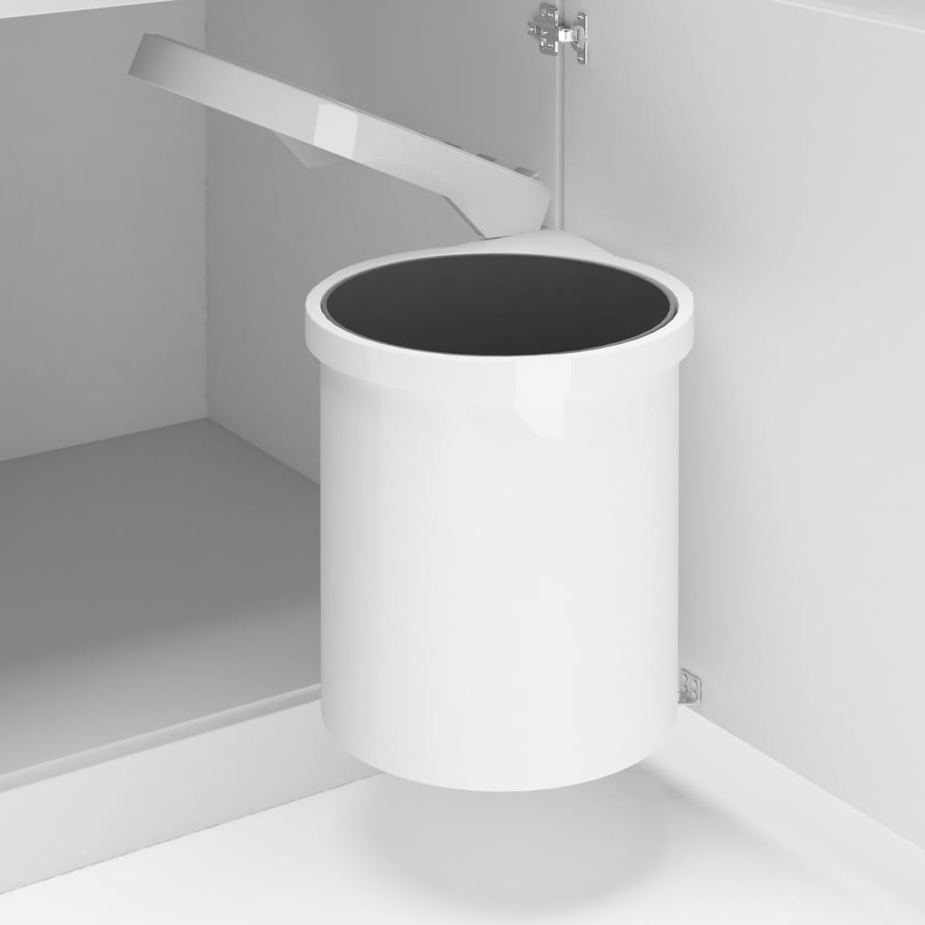 Berkfield Kitchen Built-in Dust Bin Plastic 12 L