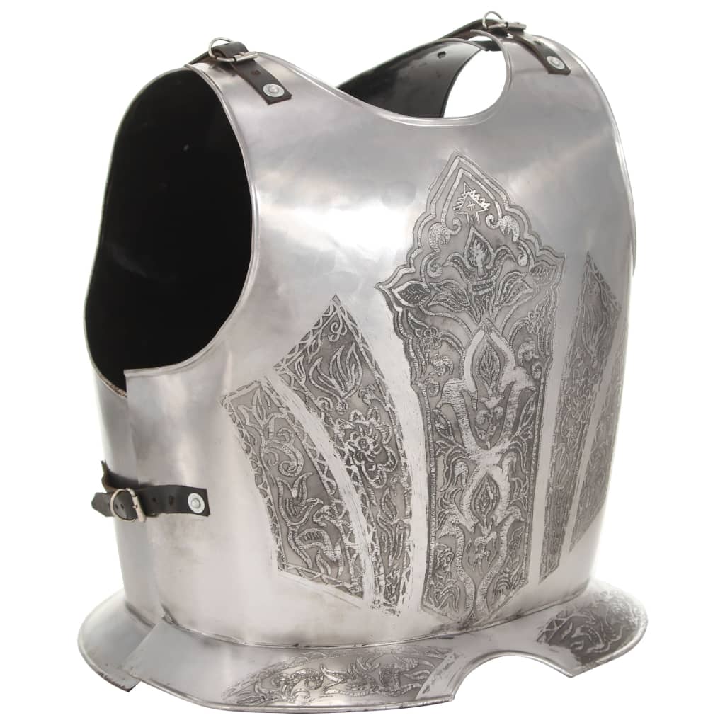 Berkfield Medieval Knight Body Armour Cuirass Replica LARP Silver Steel