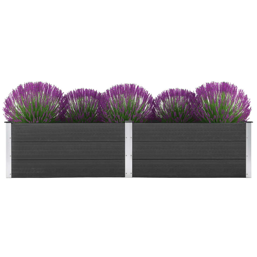 Berkfield Garden Raised Bed 250x100x54 cm WPC Grey
