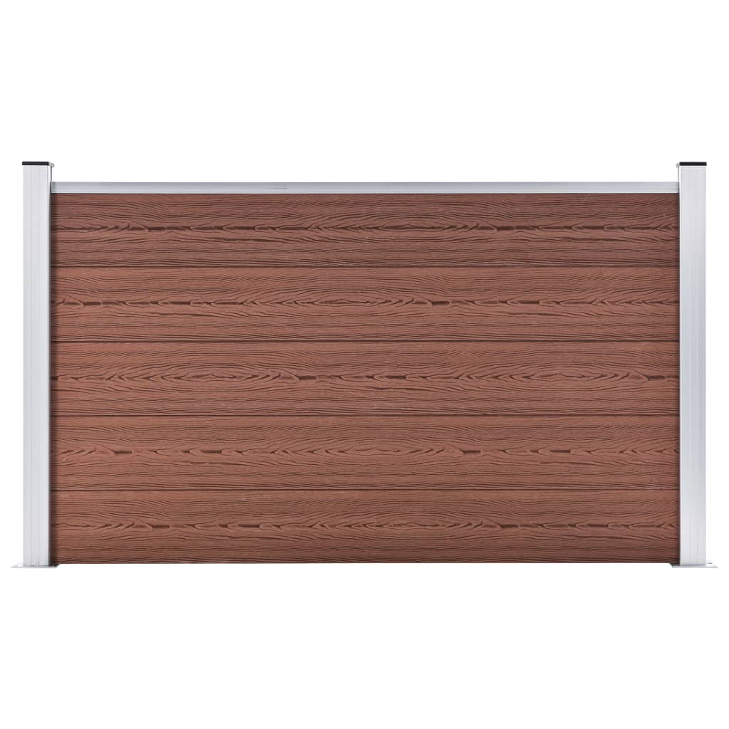 Berkfield Garden Fence WPC 180x105 cm Brown