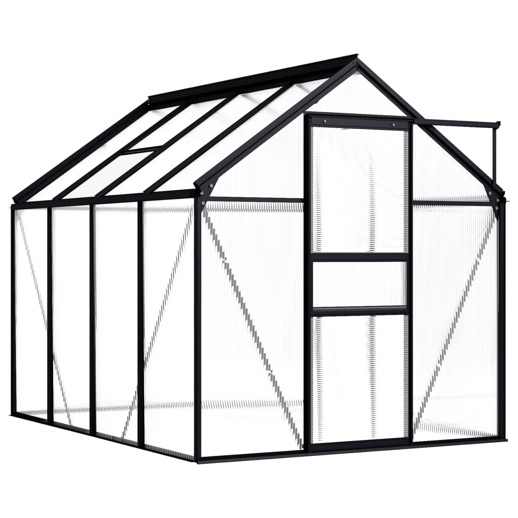 Berkfield Greenhouse Anthracite Aluminium 4.75 må_
