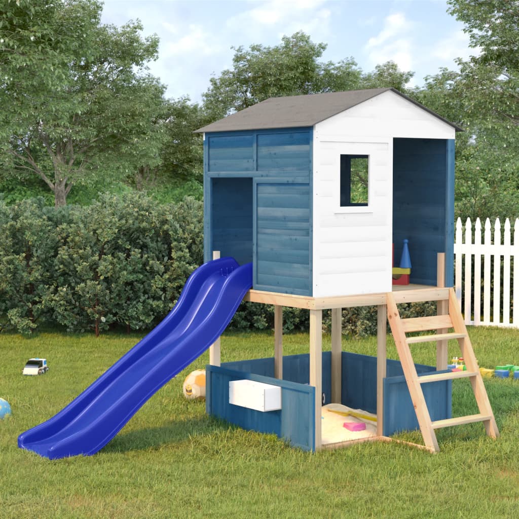 Berkfield Play Slide Blue 175x38x23 cm Polypropylene