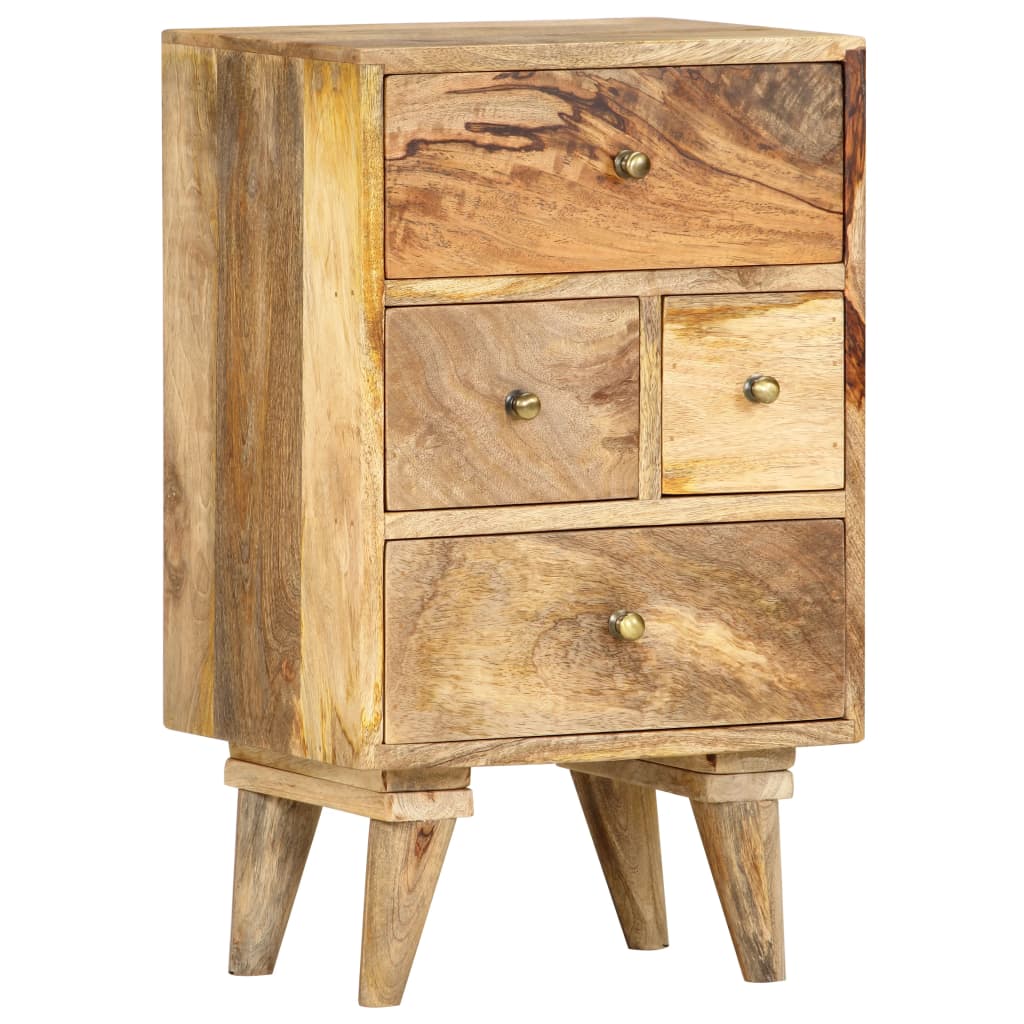 Berkfield Bedside Cabinet 36x30x60 cm Solid Mango Wood