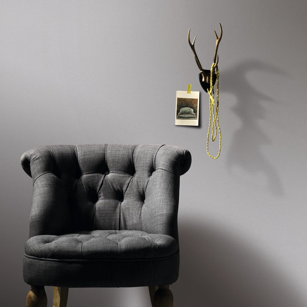 Berkfield 4 pcs Non-woven Wallpaper Rolls Plain Shimmer Light Grey 0.53x10 m