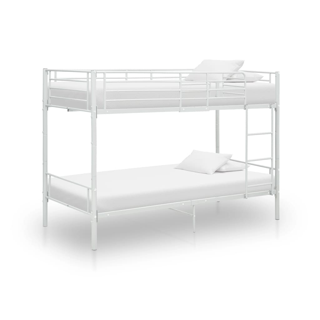 Berkfield Bunk Bed White Metal 90x200 cm