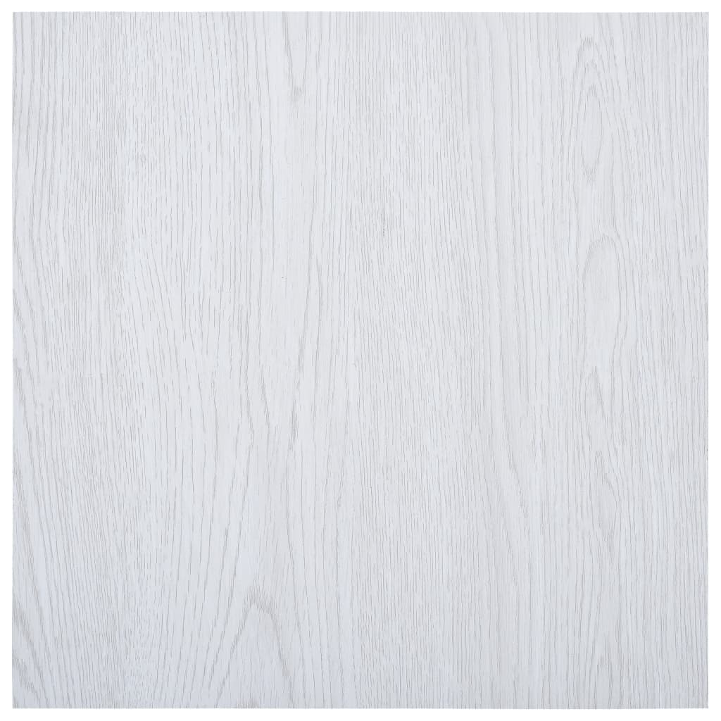Berkfield Self-adhesive Flooring Planks 5.11 m�__ PVC White