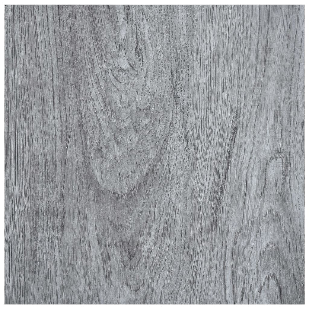 Berkfield Self-adhesive Flooring Planks 5.11 må_ PVC Light Grey