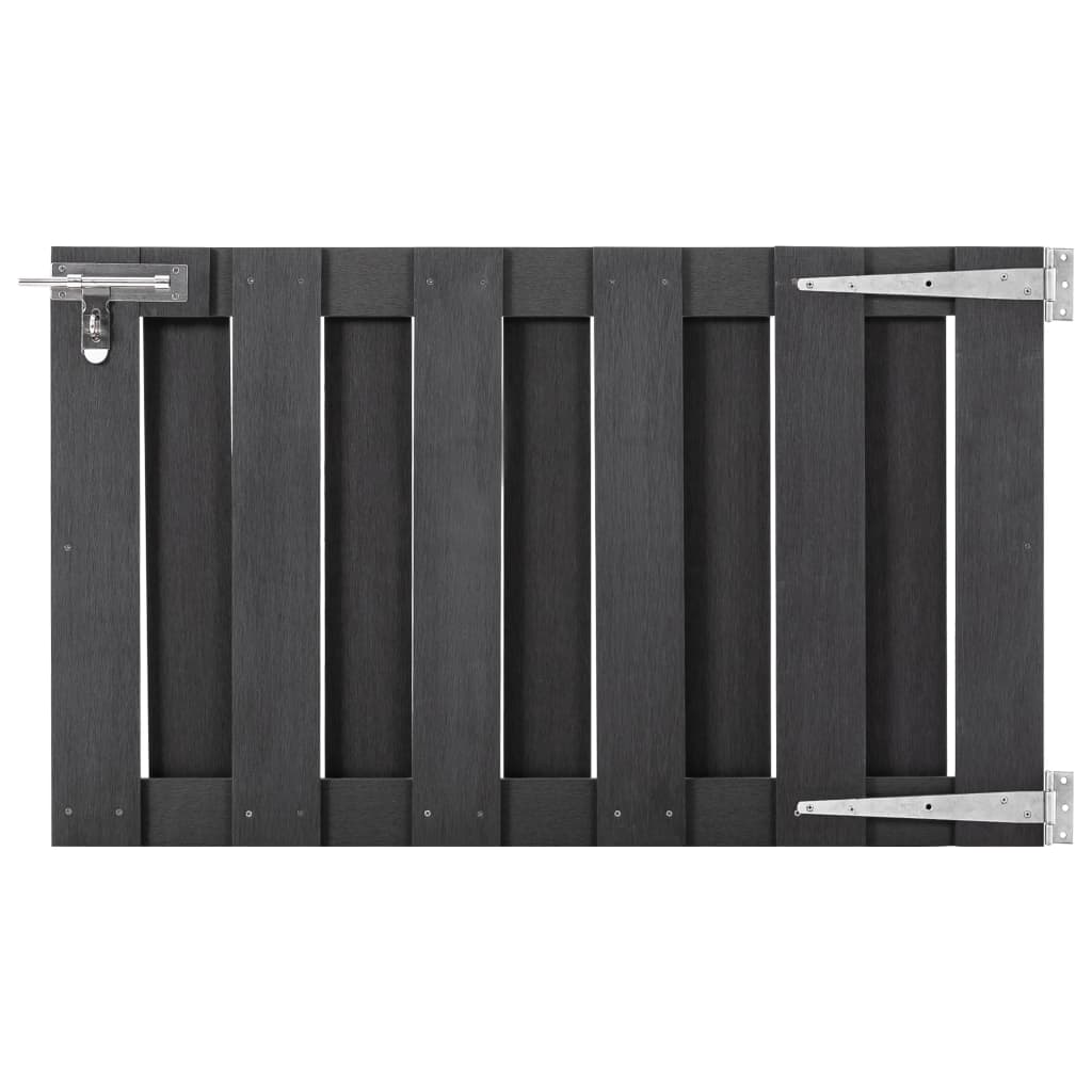 Berkfield Garden Gate WPC 100x60 cm Grey