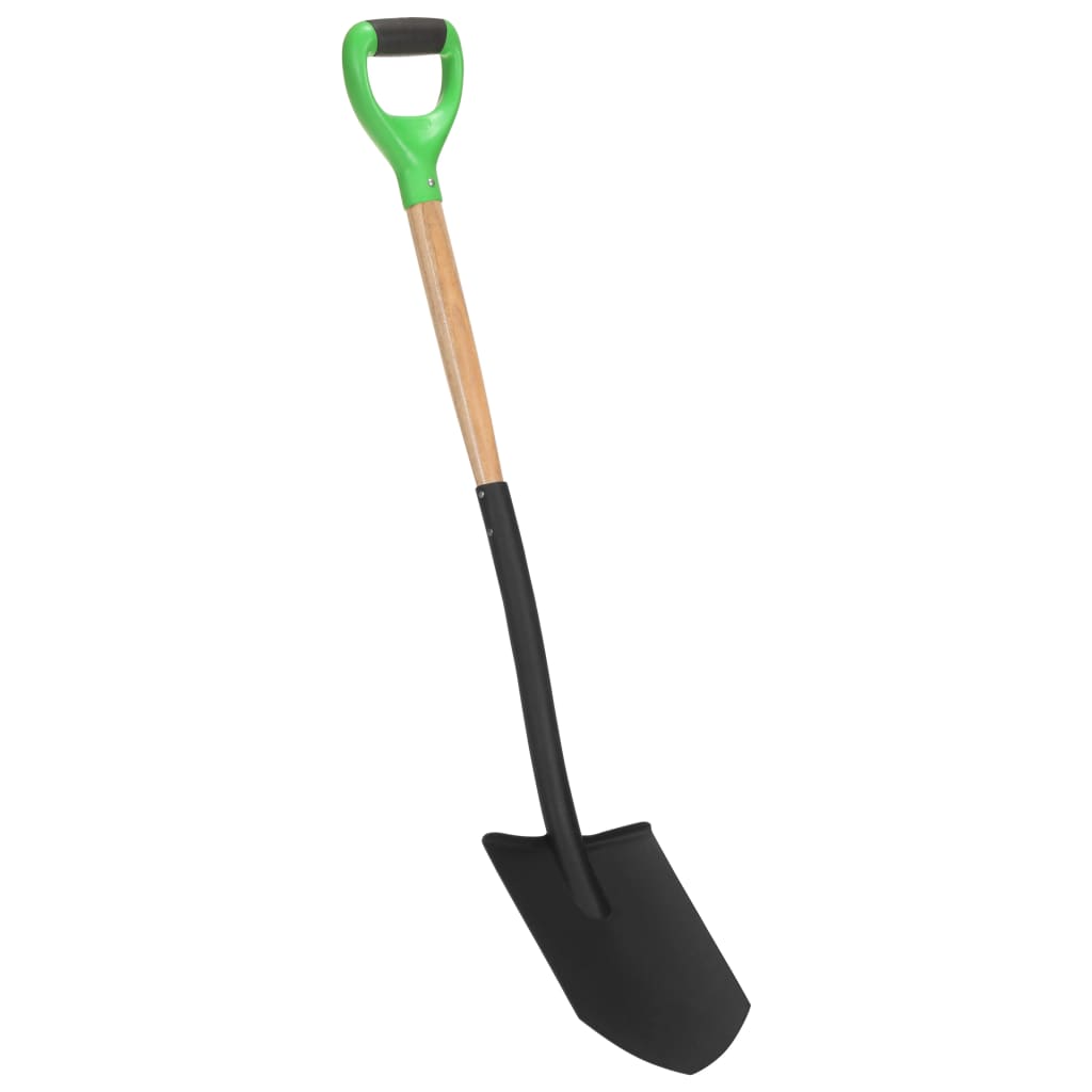 Berkfield Garden Point Shovel D Grip Steel and Hardwood