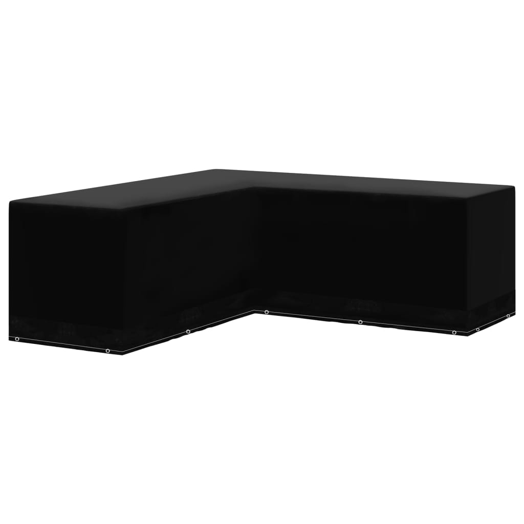 Berkfield Garden Furniture Cover L-Shaped 12 Eyelets 250x90x90 cm