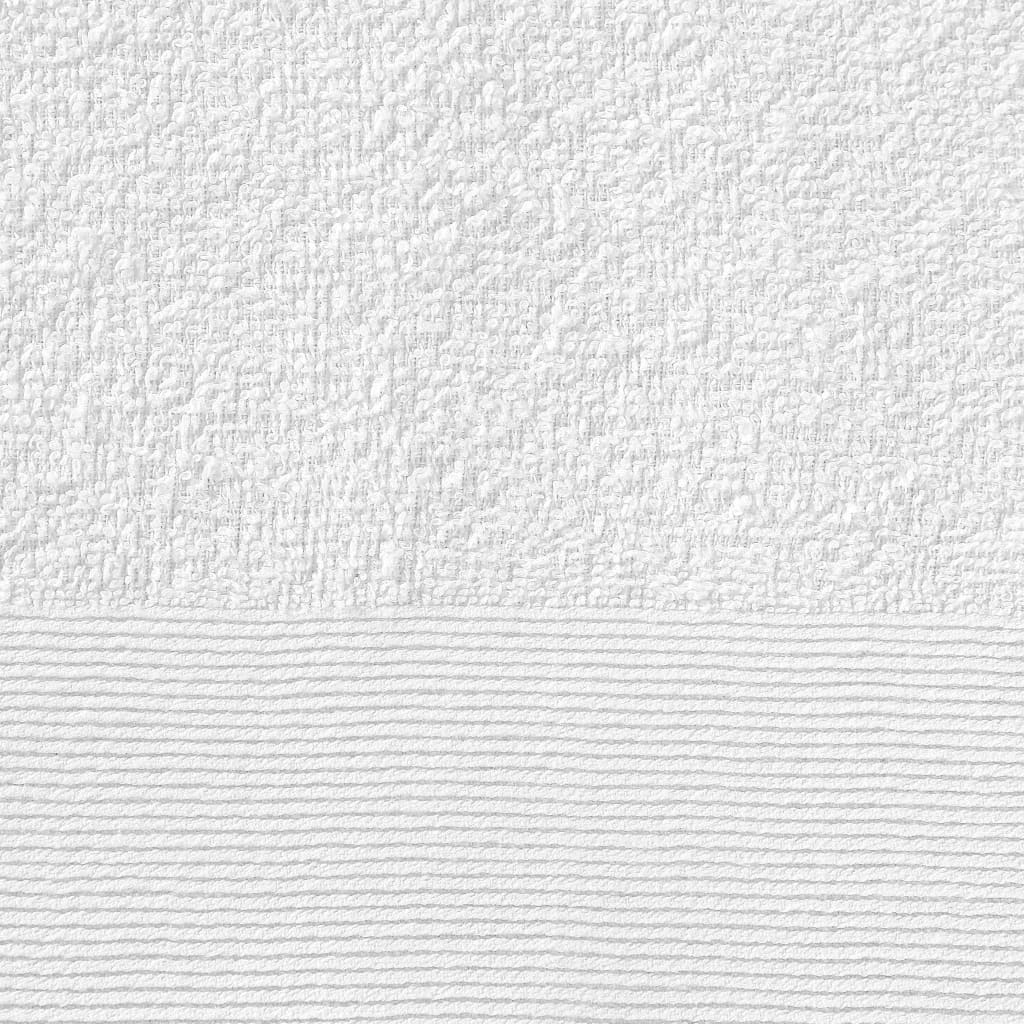 Berkfield Sauna Towels 2 pcs Cotton 450 gsm 80x200 cm White
