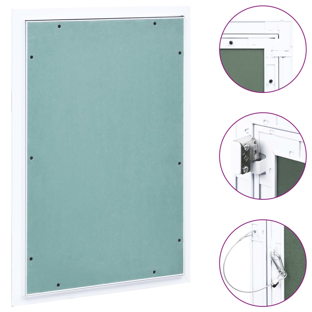 Berkfield Access Panel with Aluminium Frame and Plasterboard 400x600 mm