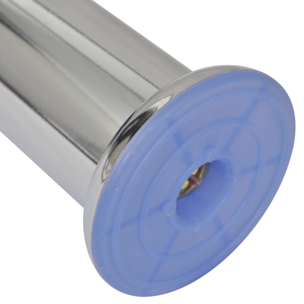 Berkfield Sofa Legs 8 pcs Round Chrome 120 mm