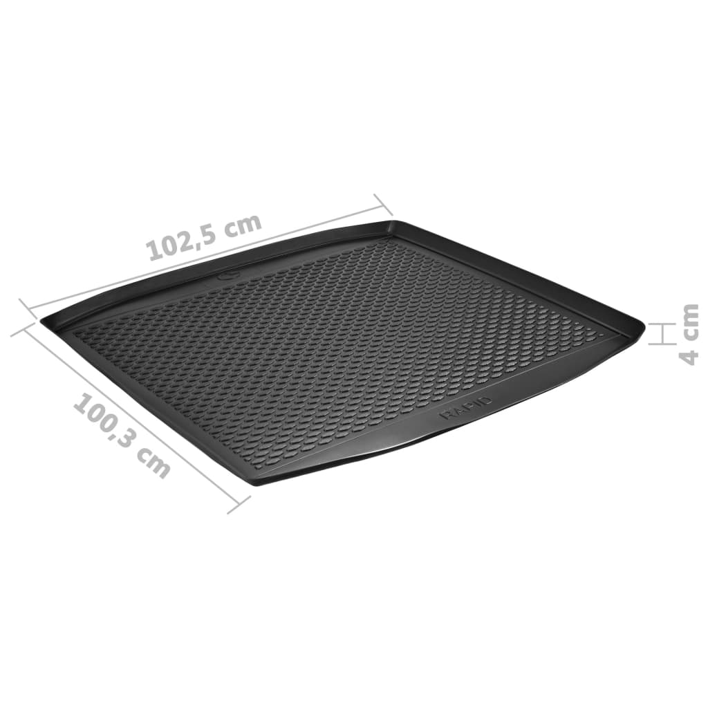 Berkfield Car Boot Mat for Skoda Rapid Sedan (2012-) Rubber