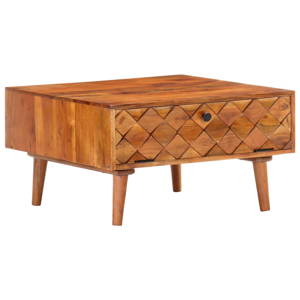 Berkfield Coffee Table 68x68x38 cm Solid Acacia Wood
