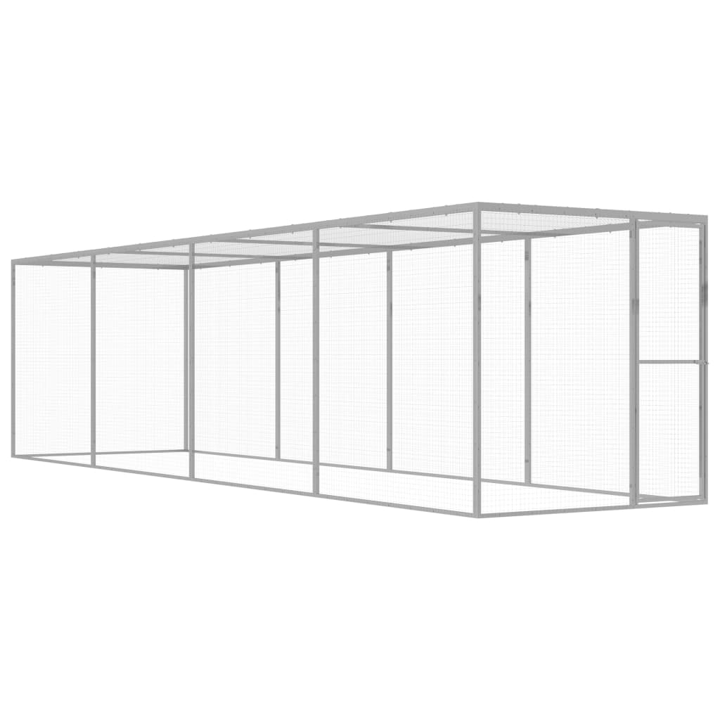 Berkfield Cat Cage 6x1.5x1.5 m Galvanised Steel