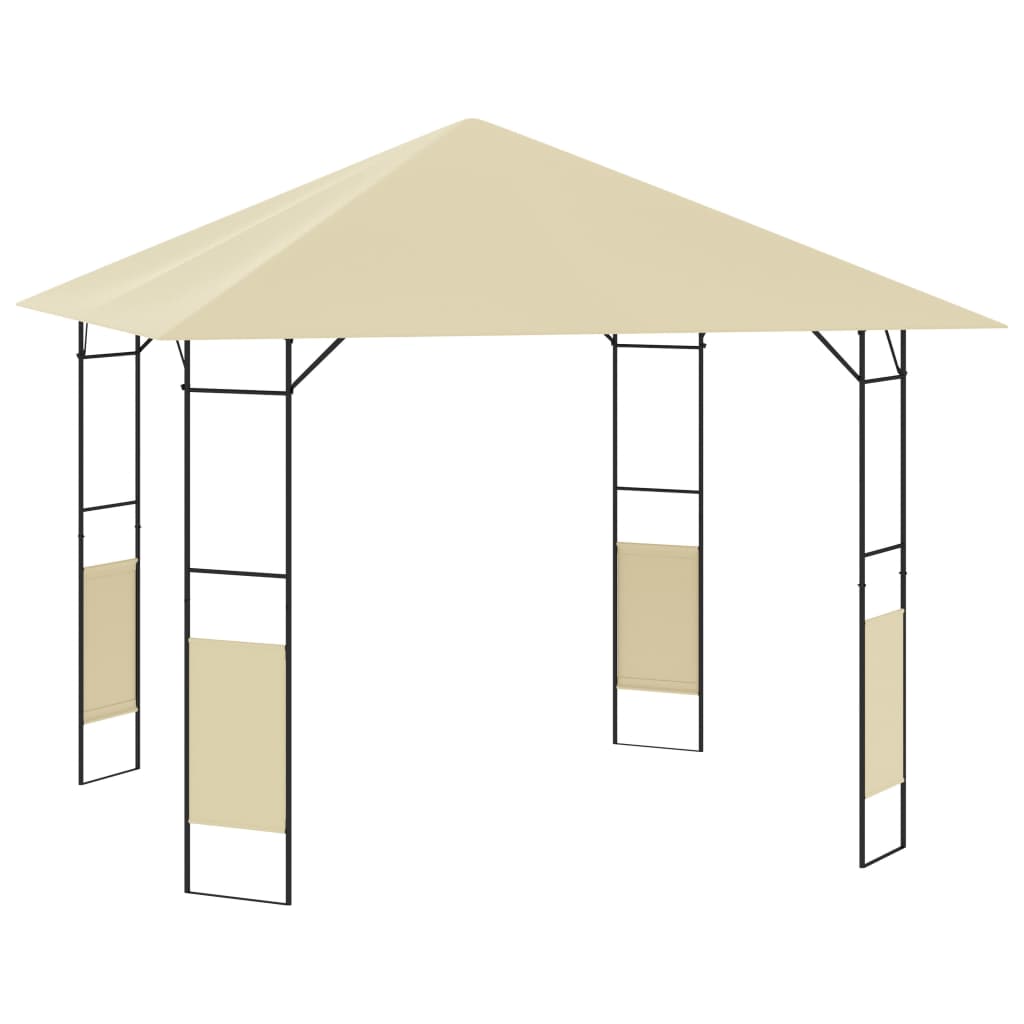 Berkfield Garden Gazebo 3x3x2.6 m Cream 160g/m�__