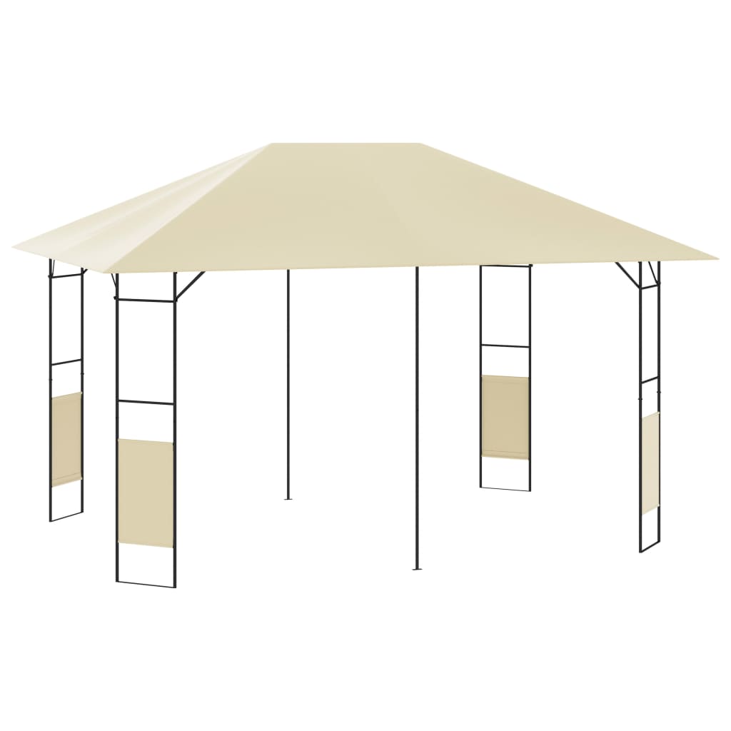 Berkfield Garden Gazebo 4x3 m Cream 160 g/m�__