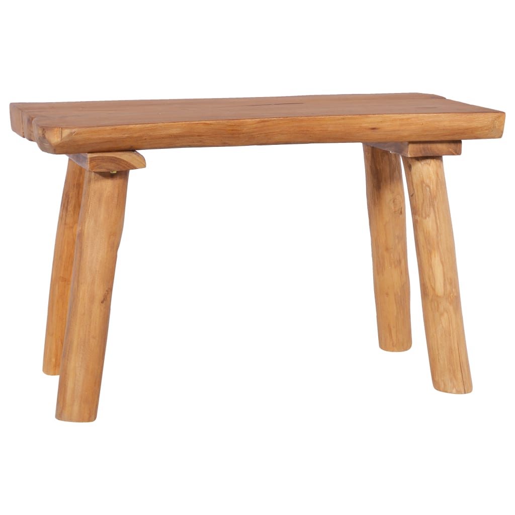Berkfield Garden Bench 80 cm Solid Teak Wood