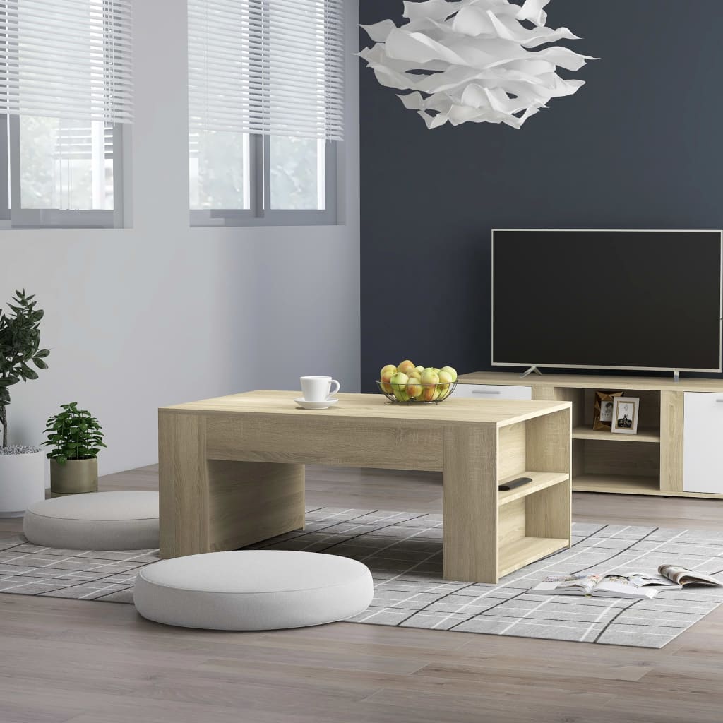 Berkfield Coffee Table Sonoma Oak 100x60x42 cm Engineered Wood
