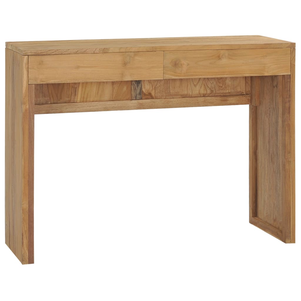 Berkfield Console Table 100x35x75 cm Solid Teak Wood