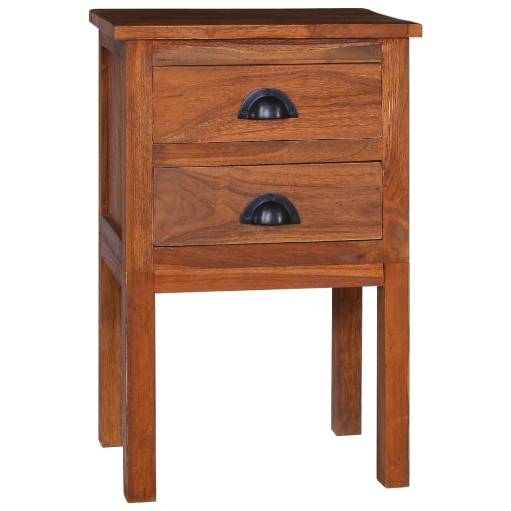 Berkfield Bedside Cabinet 40x35x60 cm Solid Teak Wood