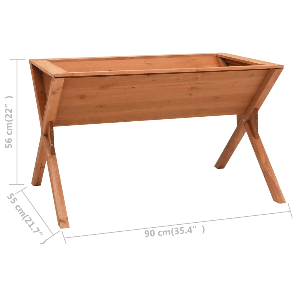 Berkfield Planter 90x55x56 cm Firwood