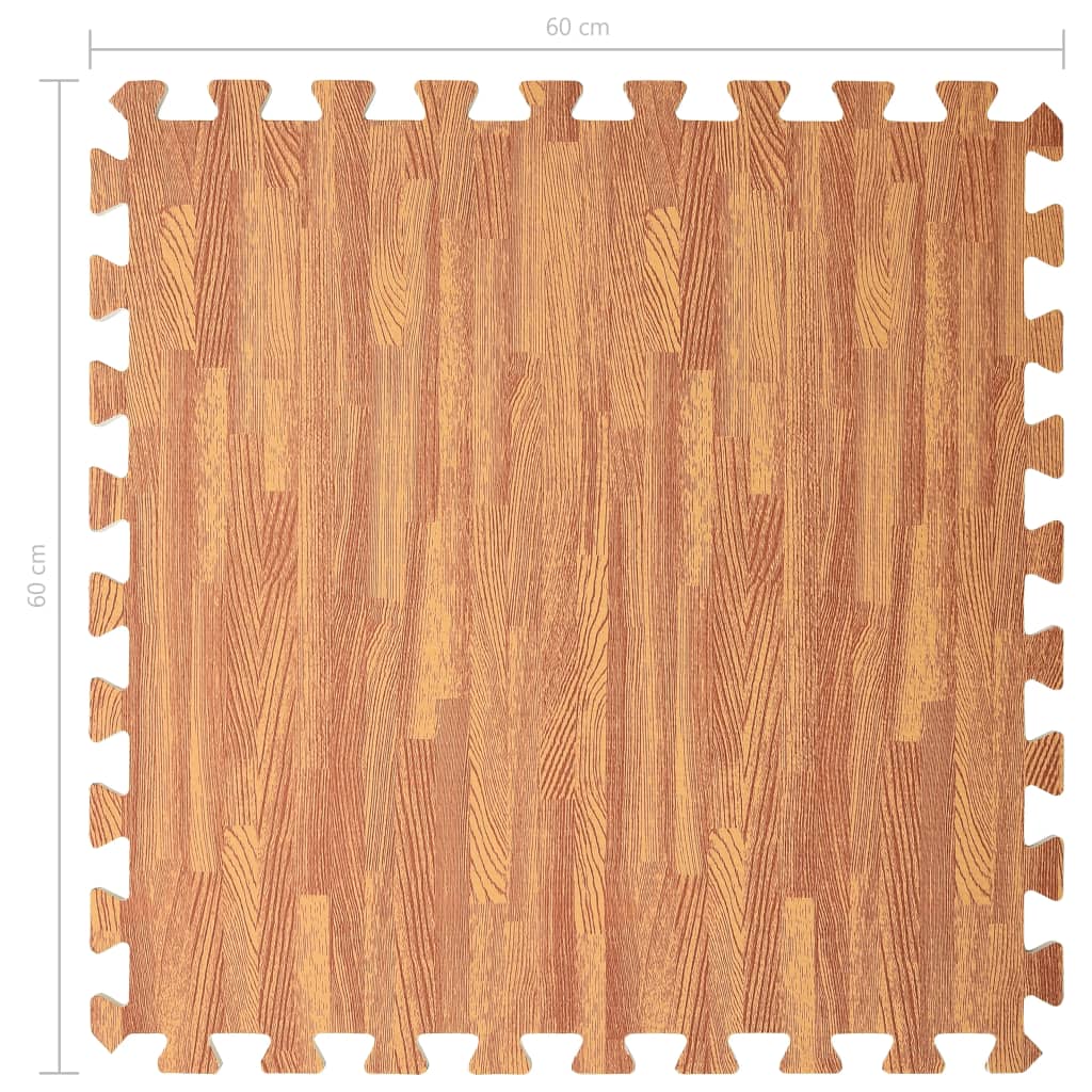 Berkfield Floor Mats 6 pcs Wood Grain 2.16 _�Š__�� EVA Foam