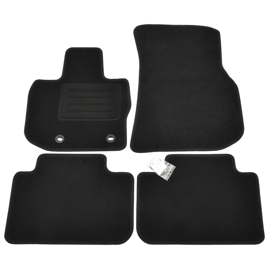 Berkfield 4 Piece Car Mat Set for BMW X4 (G02)