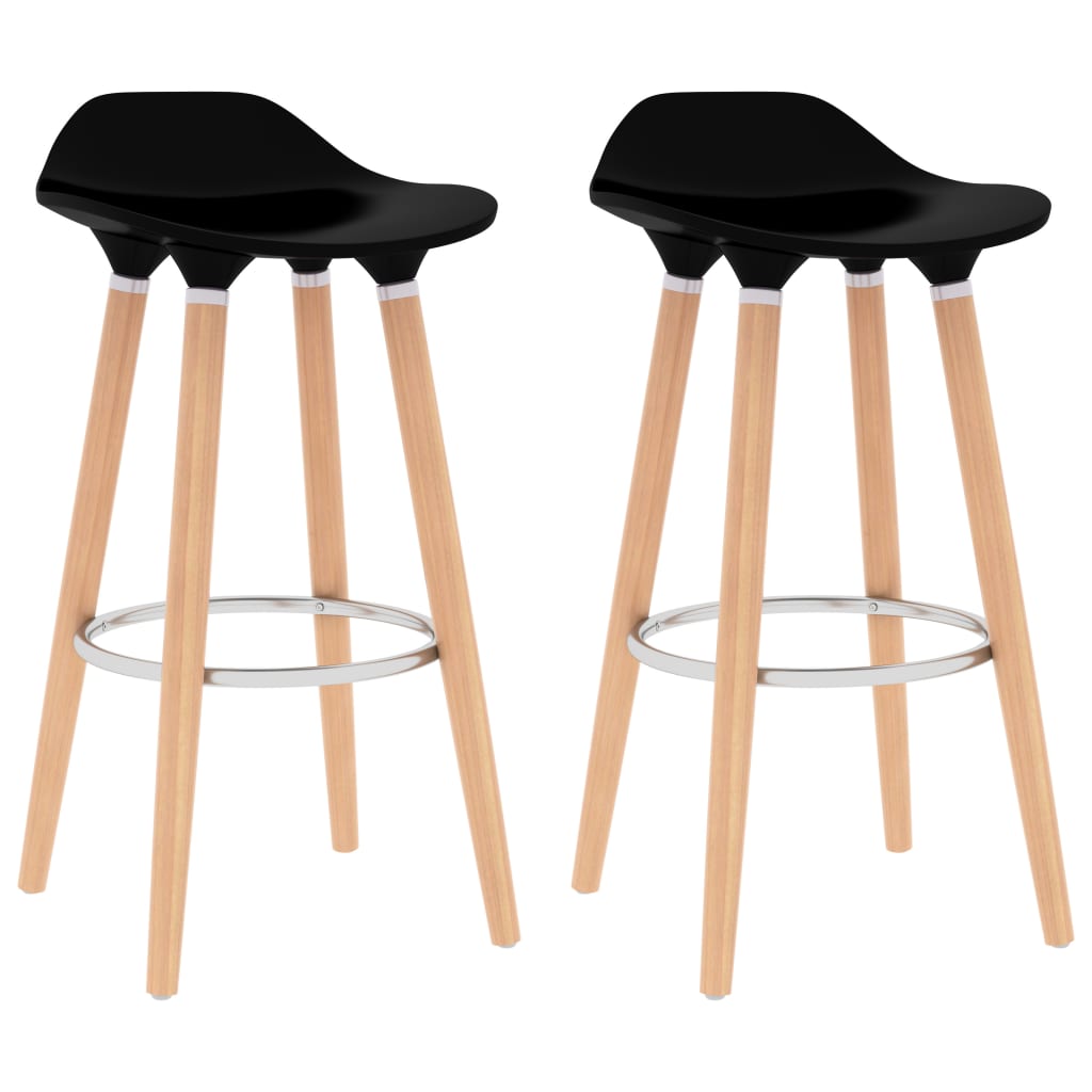 Berkfield Bar Chairs 2 pcs Black
