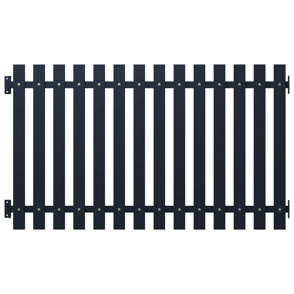 Berkfield Fence Panel Anthracite 170.5x150 cm Powder-coated Steel