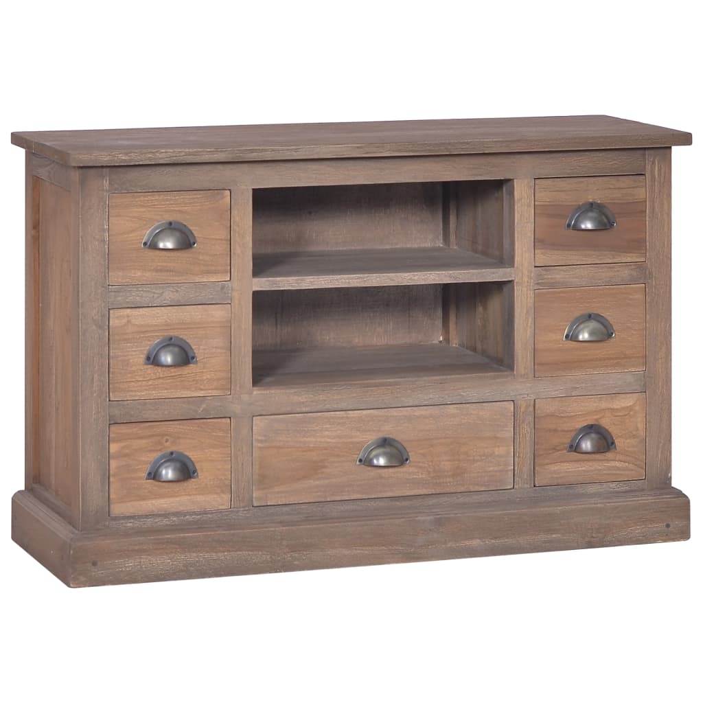 Berkfield Sideboard 90x30x58 cm Solid Teak Wood