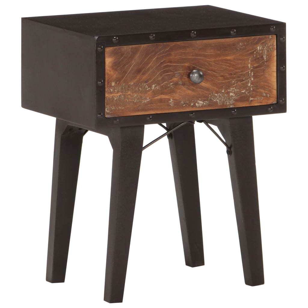 Berkfield Bedside Cabinet 40x30x50 cm Solid Reclaimed Wood