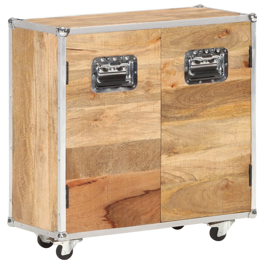 Berkfield Sideboard with 2 Doors 70x30x69 cm Solid Mango Wood