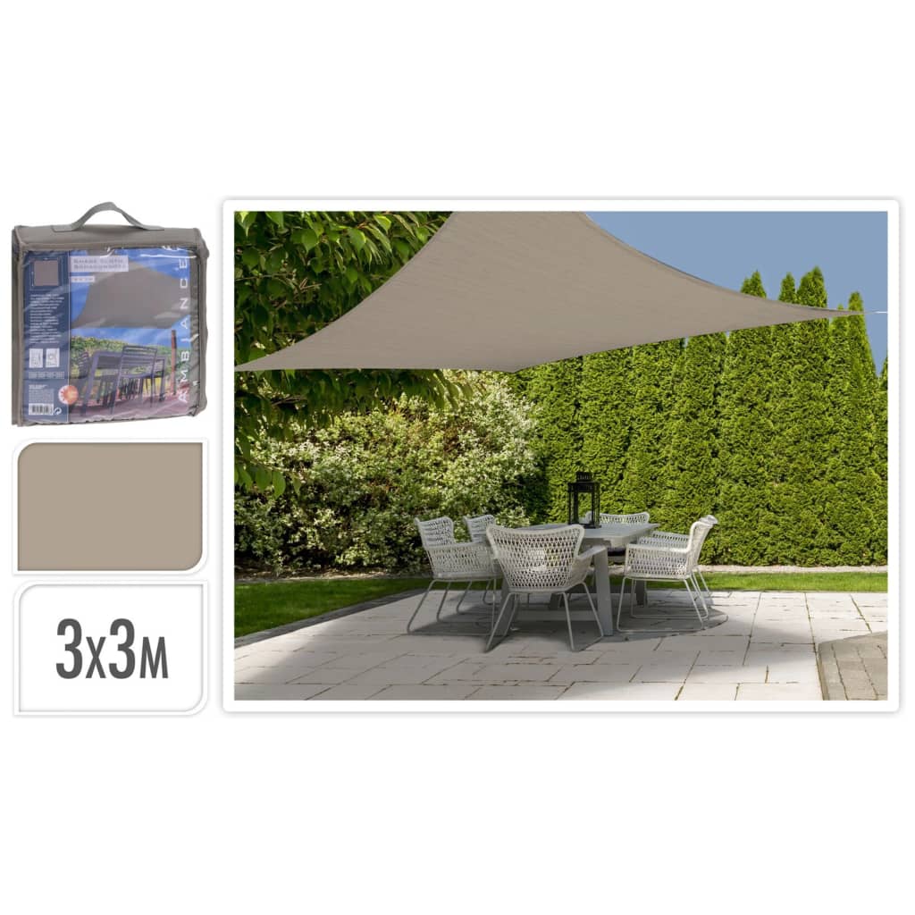 ProGarden Shade Cloth 3x3 m Sand Square