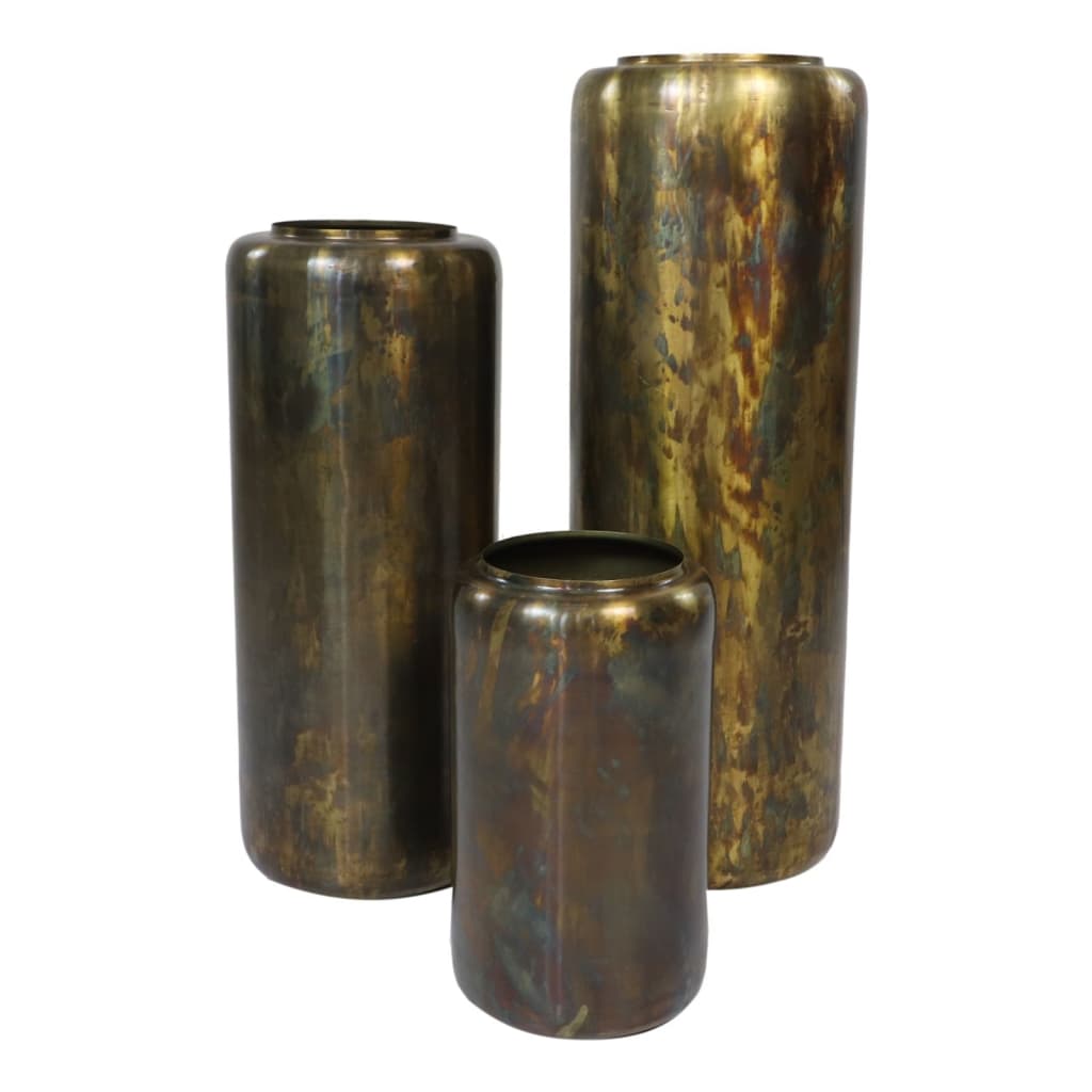 HSM Collection Flower Vase Salerno Medium 26x65 cm Gold