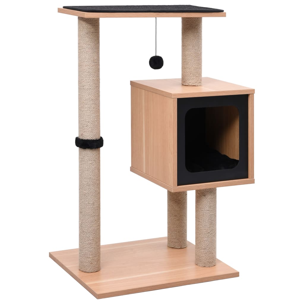Berkfield Cat Tree with Sisal Scratching Mat 82 cm